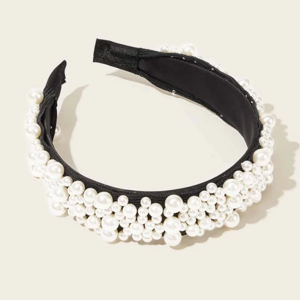 New Faux Pearl Headband